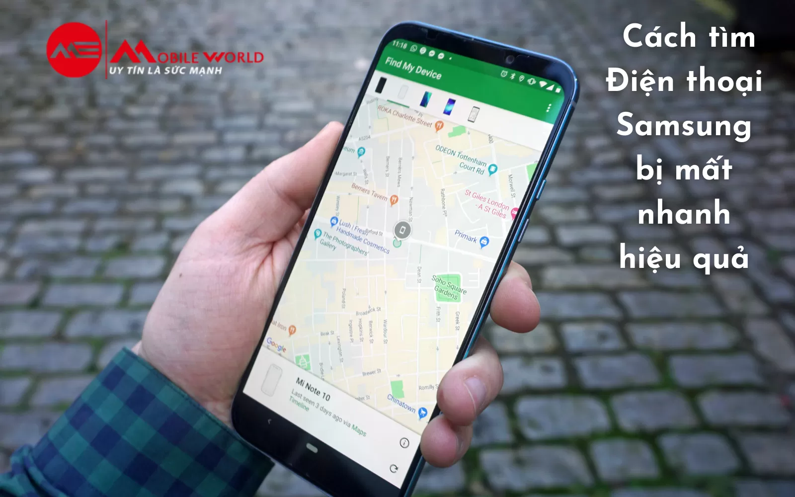 Điện thoại Samsung của bạn bị mất? Cách tìm nhanh hiệu quả