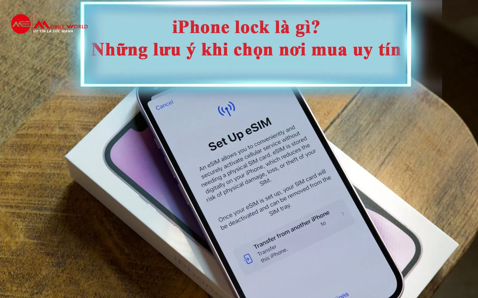 iPhone lock là gì? Những lưu ý khi chọn nơi mua uy tín