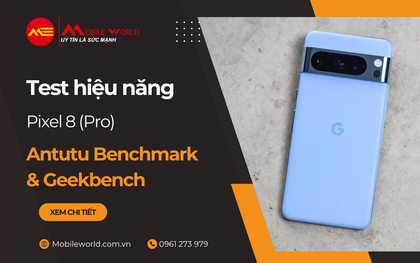 Test hiệu năng Pixel 8 (Pro): Antutu Benchmark & Geekbench