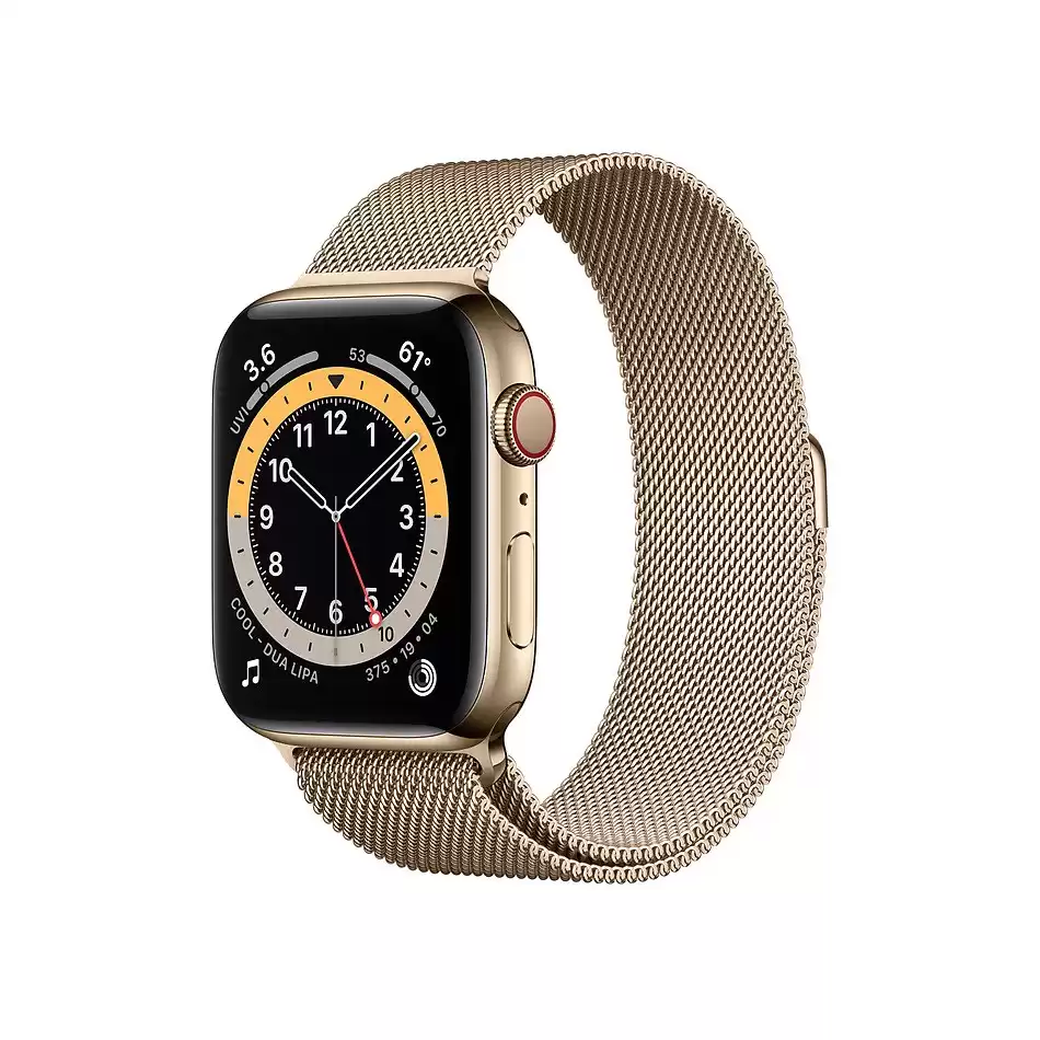 Apple Watch Series 6 (LTE) 40MM Khung Thép - Mới 100% Fullbox - Glod